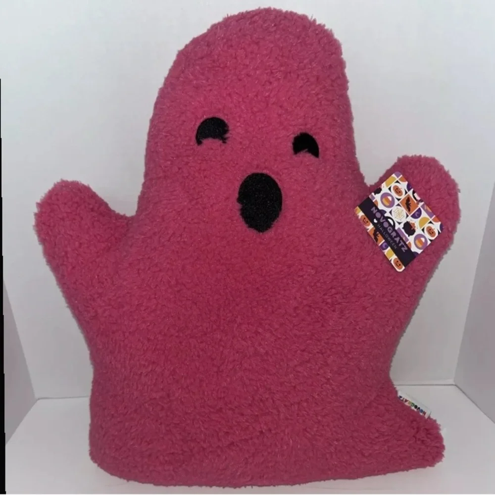 Halloween JumboThrow Pillow Ghost by Novogratz Pink Ghost Sherpa Large Pillow